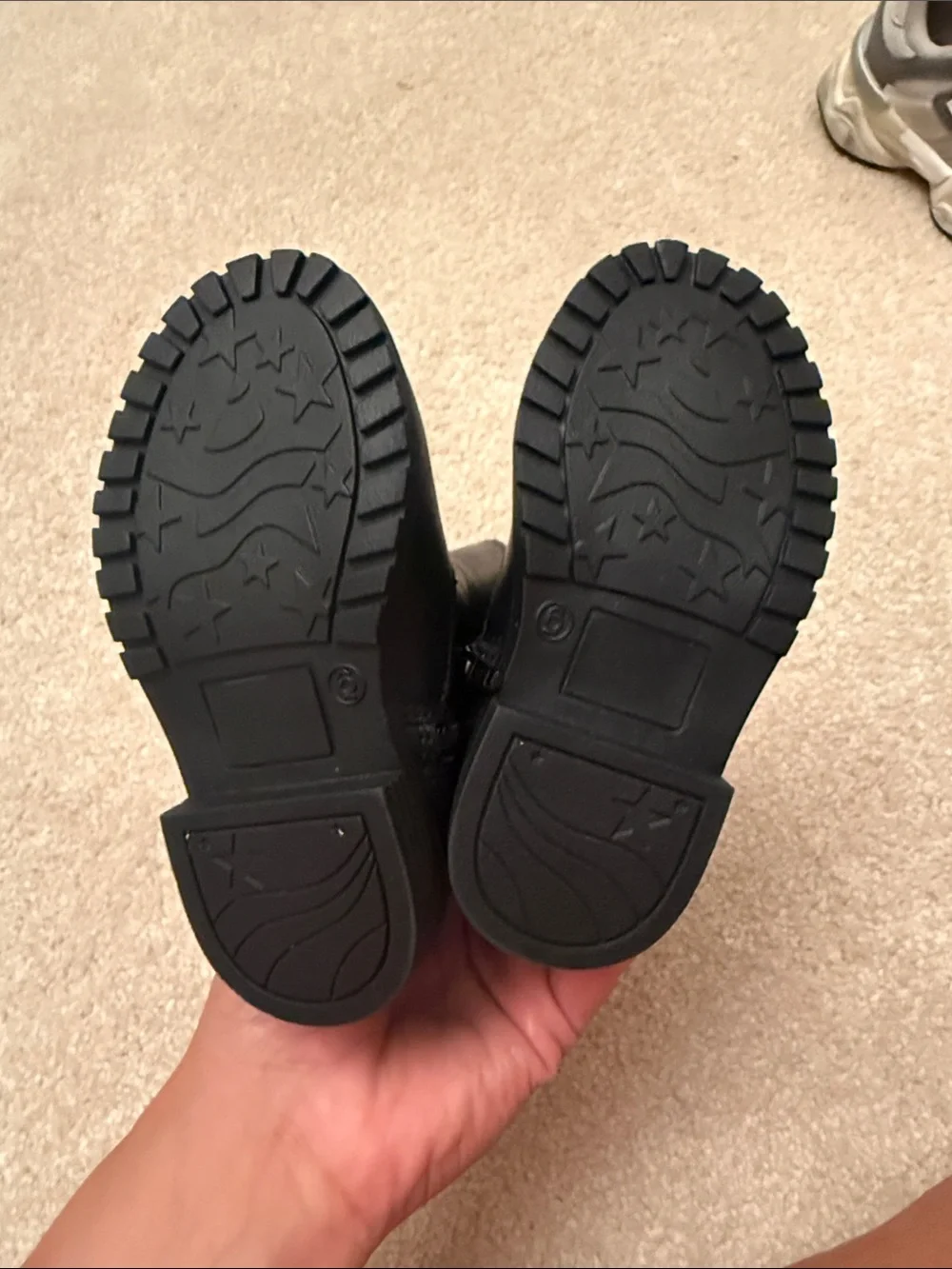 GAP Black Kids Mid-Calf Zip Boots
